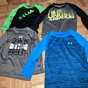 Boys Under Armour long sleeve shirts